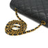 VINTAGE CHANEL DIANA MEDIUM CHAIN SHOULDER BAG BLACK CAVIAR SKIN GOLD HARDWARE 90334148