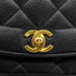 VINTAGE CHANEL DIANA MEDIUM CHAIN SHOULDER BAG BLACK CAVIAR SKIN GOLD HARDWARE 90317188