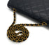 VINTAGE CHANEL DIANA MEDIUM CHAIN SHOULDER BAG BLACK CAVIAR SKIN GOLD HARDWARE 90317188