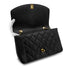 VINTAGE CHANEL DIANA MEDIUM CHAIN SHOULDER BAG BLACK CAVIAR SKIN GOLD HARDWARE 90317188