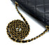 VINTAGE CHANEL DIANA MEDIUM CHAIN SHOULDER BAG BLACK LAMB SKIN GOLD HARDWARE 90314413