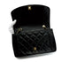 VINTAGE CHANEL DIANA MEDIUM CHAIN SHOULDER BAG BLACK LAMB SKIN GOLD HARDWARE 90314413