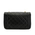 VINTAGE CHANEL DIANA MEDIUM CHAIN SHOULDER BAG BLACK LAMB SKIN GOLD HARDWARE 90333736