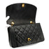 VINTAGE CHANEL DIANA MEDIUM CHAIN SHOULDER BAG BLACK LAMB SKIN GOLD HARDWARE 90333736