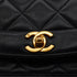 VINTAGE CHANEL DIANA MEDIUM CHAIN SHOULDER BAG BLACK LAMB SKIN GOLD HARDWARE 90338303