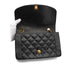 VINTAGE CHANEL DIANA MEDIUM CHAIN SHOULDER BAG BLACK LAMB SKIN GOLD HARDWARE 90339953