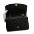 VINTAGE CHANEL DIANA MEDIUM CHAIN SHOULDER BAG BLACK LAMB SKIN GOLD HARDWARE 90343002