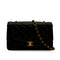 VINTAGE CHANEL DIANA MEDIUM CHAIN SHOULDER BAG BLACK LAMB SKIN GOLD HARDWARE 90344366