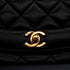 VINTAGE CHANEL DIANA MEDIUM CHAIN SHOULDER BAG BLACK LAMB SKIN GOLD HARDWARE 90344366