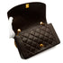 VINTAGE CHANEL DIANA MEDIUM CHAIN SHOULDER BAG BROWN LAMB SKIN GOLD HARDWARE 90341896