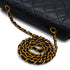 VINTAGE CHANEL DIANA MEDIUM CHAIN SHOULDER BAG NAVY LAMB SKIN GOLD HARDWARE 90335600