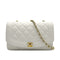VINTAGE CHANEL DIANA MEDIUM CHAIN SHOULDER BAG WHITE LAMB SKIN GOLD HARDWARE 90313552