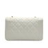 VINTAGE CHANEL DIANA MEDIUM CHAIN SHOULDER BAG WHITE LAMB SKIN GOLD HARDWARE 90313552