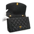 VINTAGE CHANEL DIANA MIDIUM CHAIN SHOULDER BAG BLACK CAVIAR SKIN GOLD HARDWARE 90334147