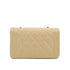 VINTAGE CHANEL DIANA SMALL CHAIN SHOULDER BAG BEIGE LAMB SKIN GOLD HARDWARE 90334269