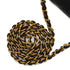 VINTAGE CHANEL DIANA SMALL CHAIN SHOULDER BAG BLACK CAVIR SKIN GOLD HARDWARE 90340455