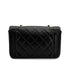 VINTAGE CHANEL DIANA SMALL CHAIN SHOULDER BAG BLACK LAMB SKIN GOLD HARDWARE 90314586