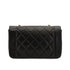 VINTAGE CHANEL DIANA SMALL CHAIN SHOULDER BAG BLACK LAMB SKIN GOLD HARDWARE 90317178