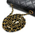 VINTAGE CHANEL DIANA SMALL CHAIN SHOULDER BAG BLACK LAMB SKIN GOLD HARDWARE 90317884