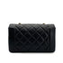 VINTAGE CHANEL DIANA SMALL CHAIN SHOULDER BAG BLACK LAMB SKIN GOLD HARDWARE 90317884