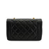 VINTAGE CHANEL DIANA SMALL CHAIN SHOULDER BAG BLACK LAMB SKIN GOLD HARDWARE 90332928