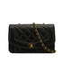 VINTAGE CHANEL DIANA SMALL CHAIN SHOULDER BAG BLACK LAMB SKIN GOLD HARDWARE 90334498