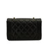 VINTAGE CHANEL DIANA SMALL CHAIN SHOULDER BAG BLACK LAMB SKIN GOLD HARDWARE 90334498