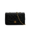 VINTAGE CHANEL DIANA SMALL CHAIN SHOULDER BAG BLACK LAMB SKIN GOLD HARDWARE 90337658