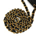 VINTAGE CHANEL DIANA SMALL CHAIN SHOULDER BAG BLACK LAMB SKIN GOLD HARDWARE 90337658