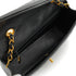 VINTAGE CHANEL DIANA SMALL CHAIN SHOULDER BAG BLACK LAMB SKIN GOLD HARDWARE 90339939