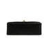 VINTAGE CHANEL DIANA SMALL CHAIN SHOULDER BAG BLACK LAMB SKIN GOLD HARDWARE 90340155