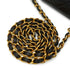 VINTAGE CHANEL DIANA SMALL CHAIN SHOULDER BAG BLACK LAMB SKIN GOLD HARDWARE 90340155