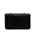 VINTAGE CHANEL DIANA SMALL CHAIN SHOULDER BAG BLACK LAMB SKIN GOLD HARDWARE 90341854
