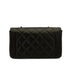 VINTAGE CHANEL DIANA SMALL CHAIN SHOULDER BAG BLACK LAMB SKIN GOLD HARDWARE 90343332