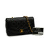 VINTAGE CHANEL DIANA SMALL CHAIN SHOULDER BAG BLACK LAMB SKIN GOLD HARDWARE 90343927