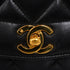 VINTAGE CHANEL DIANA SMALL CHAIN SHOULDER BAG BLACK LAMB SKIN GOLD HARDWARE 90344092