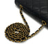 VINTAGE CHANEL DIANA SMALL CHAIN SHOULDER BAG BLACK LAMB SKIN GOLD HARDWARE 90323095