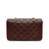 VINTAGE CHANEL DIANA SMALL CHAIN SHOULDER BAG BROWN CAVIAR SKIN GOLD HARDWARE 90315015