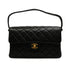 VINTAGE CHANEL DOUBLE FACE CHAIN SHOULDER BAG BLACK LAMB SKIN GOLD HARDWARE 90346678