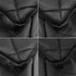 VINTAGE CHANEL DOUBLE FACE CHAIN SHOULDER BAG BLACK LAMB SKIN SILVER HARDWARE 90344095