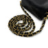 VINTAGE CHANEL DRAWSTRING CHAIN SHOULDER BAG BLACK LAMB SKIN GOLD HARDWARE 90329219