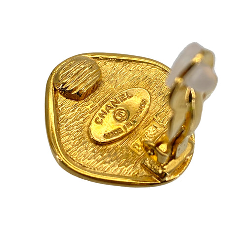 VINTAGE CHANEL EARRINGS 31 RUE CAMBON GOLD ACCESSORY 90323984
