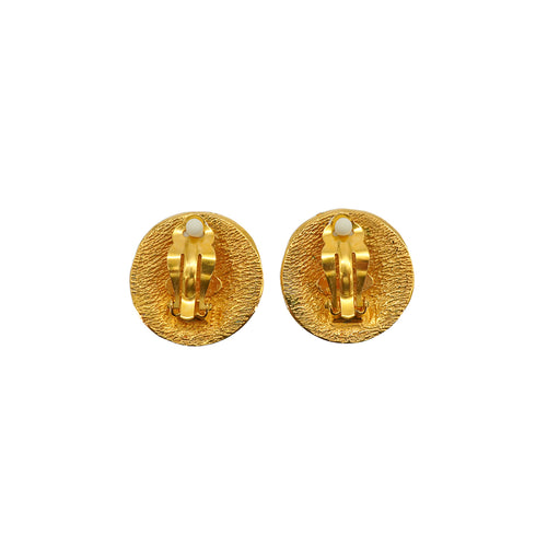 VINTAGE CHANEL EARRINGS 31 RUE CAMBON GOLD ACCESSORY 90338256