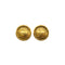 VINTAGE CHANEL EARRINGS 31 RUE CAMBON ROUND LOGO GOLD ACCESSORY 90338903