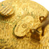 VINTAGE CHANEL EARRINGS 31 RUE CAMBON ROUND LOGO GOLD ACCESSORY 90338903