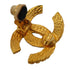 VINTAGE CHANEL EARRINGS COCOMARK MATELASSE ACCESSORY 90334249