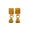 VINTAGE CHANEL EARRINGS COCOMARK BELL MOTIF GOLD ACCESSORY 94A 90334259