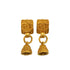 VINTAGE CHANEL EARRINGS COCOMARK BELL MOTIF GOLD ACCESSORY 94A 90334259