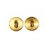 VINTAGE CHANEL EARRINGS COCOMARK BLACK GOLD ACCESSORY 29 90337674
