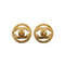 VINTAGE CHANEL EARRINGS COCOMARK CIRCLE ACCESSORY 94P 90331828